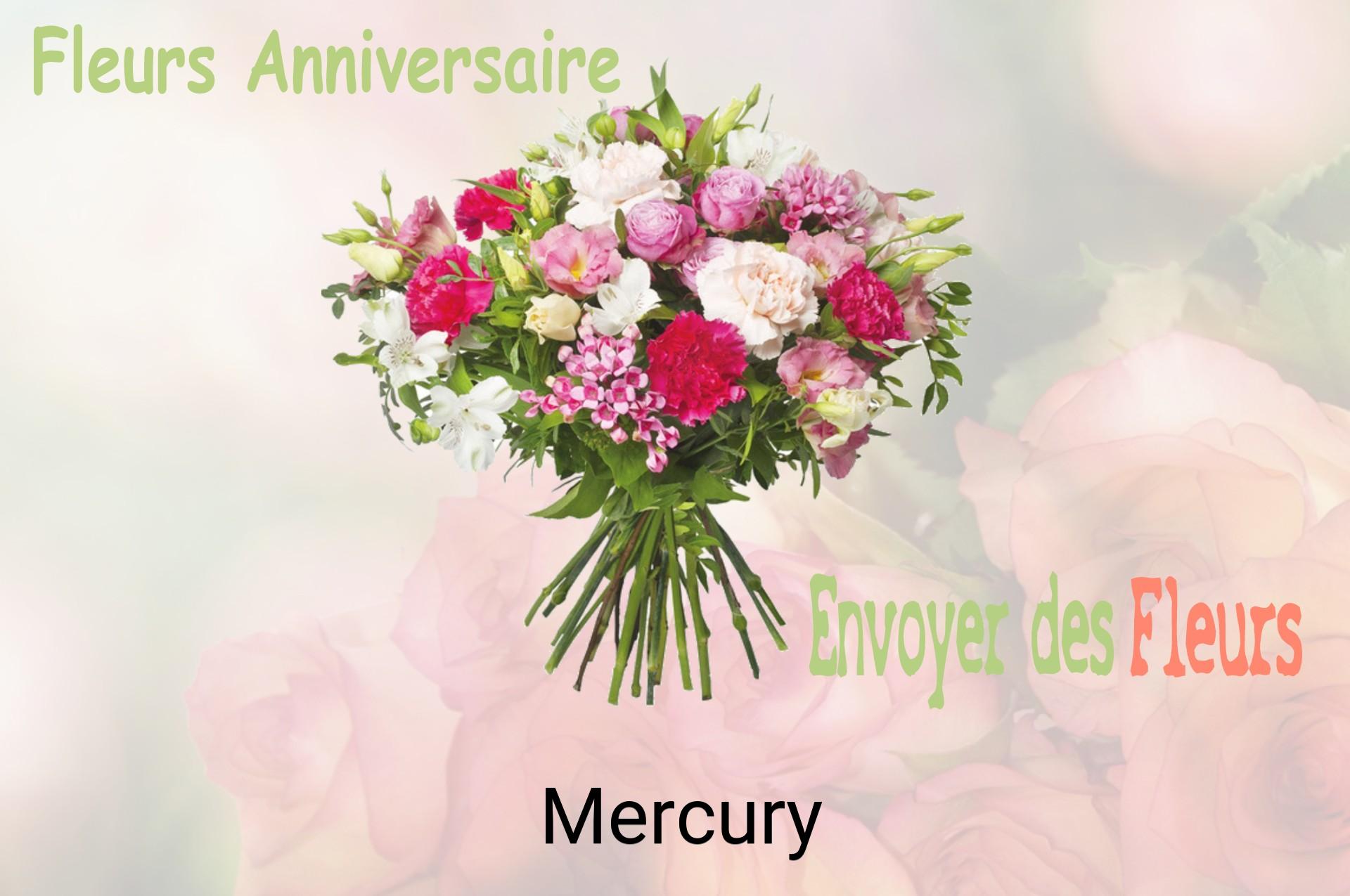 Bouquet de fleurs d’anniversaire livré à Mercury